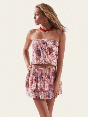 Ramy Brook Yanni Printed Tube Top
